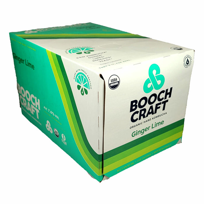 Booch Craft Organic Hard Kombucha Ginger Lime