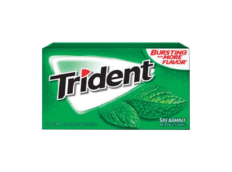 Trident Spearmint Sugar Free Gum