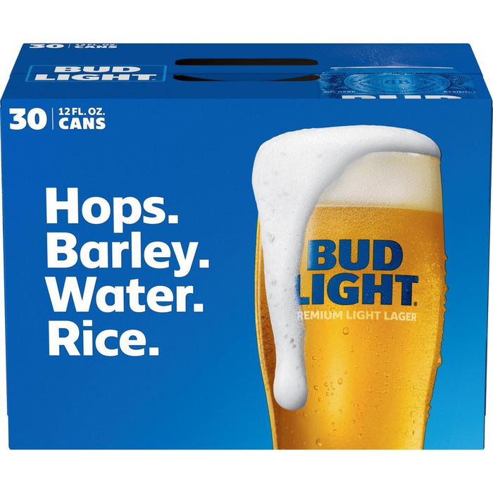 Bud Light, 30pk, 12 oz Cans