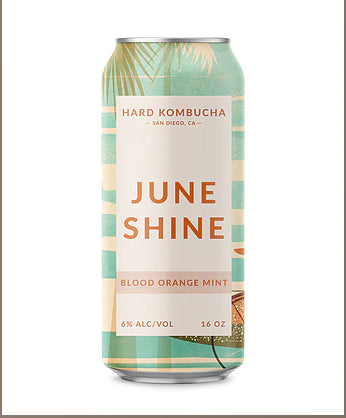 June Shine Blood Orange Mint 16oz. Can