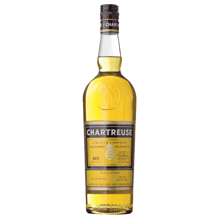 Chartreuse Yellow Fabriquée Liqueur -750ml