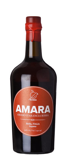 Amara  Amaro D'arancia Rossa   Sicilian Liqueur750ml