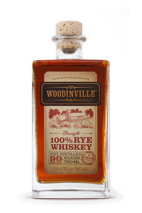 Woodinville Straight 100% Rye Whiskey - 750ml