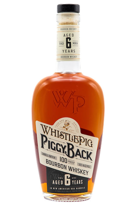 WhistlePig 6 Year Piggy Back Bourbon Whiskey Whiskey