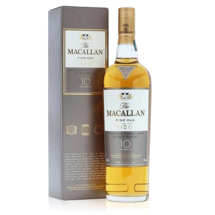 The Macallan Fine Oak 10 Year Single Malt Scotch Whisky 750ml