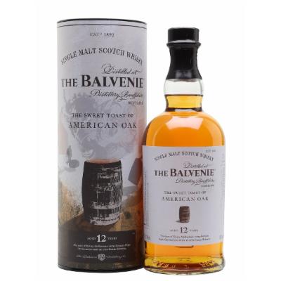 The Balvenie Scotch Single Malt 12 Year the Sweet Toast of American Oak 750ml