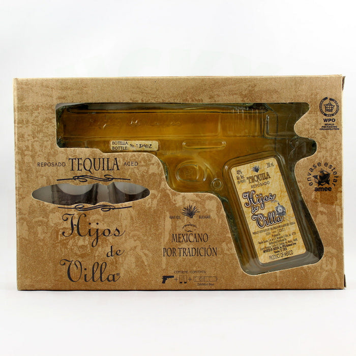 Hijos De Villa Tequila Reposado 9" Pistol Gun Shaped 200ml