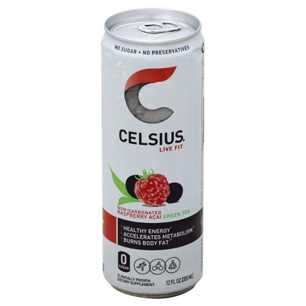 CELSIUS Rasberry Açai Non-carbonated 12 Oz. Can