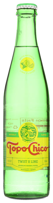 Topo Chico Carbonated Mineral Water Twist of Lime Plastic 15.5oz