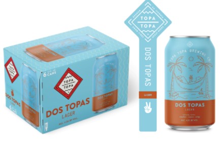 Topa Topa Dos Topas Lager 6 Pack 12oz. Cans