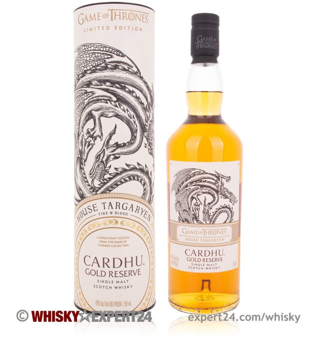 Cardhu Game of Thrones House Targaryen Gold Reserve Single Malt Scotch Whisky - 750ml