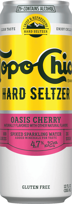 Topo Chico Oasis Cherry  Hard Seltzer  24oz