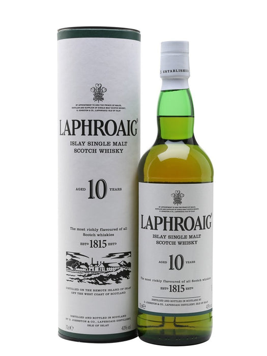 Laphroaig 10 Years Islay Single Malt Scotch Whiskey 750ml