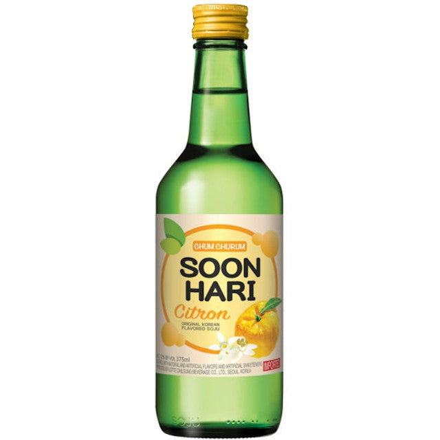 Lotte Soonhari, Yuzu Citrus Soju, 375 ml