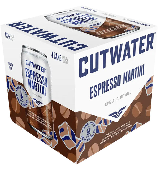 Cutwater Espresso Martini Cocktail 4pk