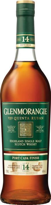 Glenmorangie "The Quinta Ruban" Highland Single Malt Scotch Aged 14 Years Port Cask Finish