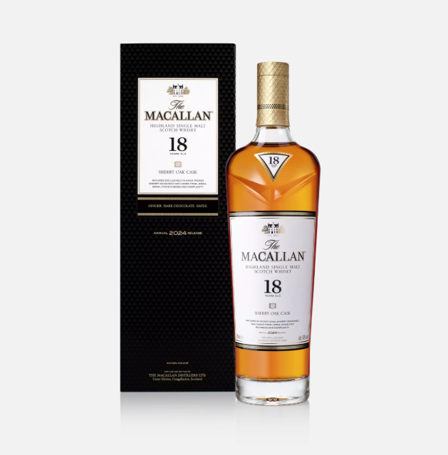 The Macallan 18 Year Sherry Oak Single Malt Scotch Whisky 750ml