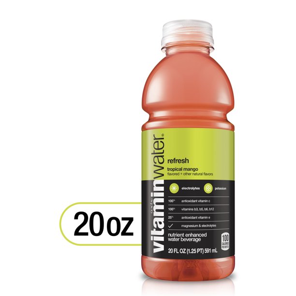 VitaminWater Refresh Tropical Mango 20 Oz