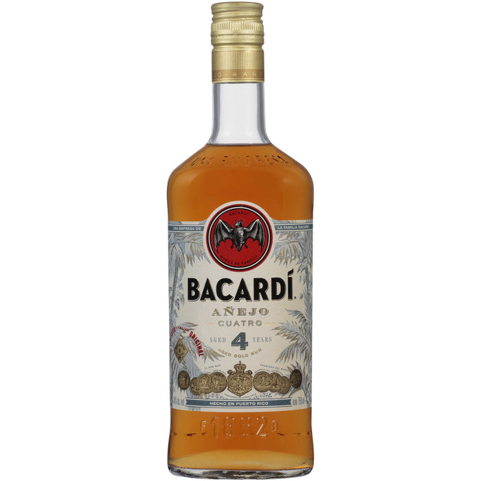 Bacardi Anejo Cuatro Aged Gold Rum