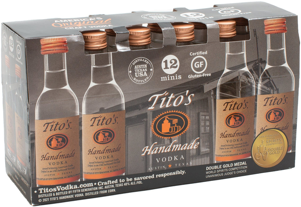 Tito's Handmade Vodka 12 Minis
