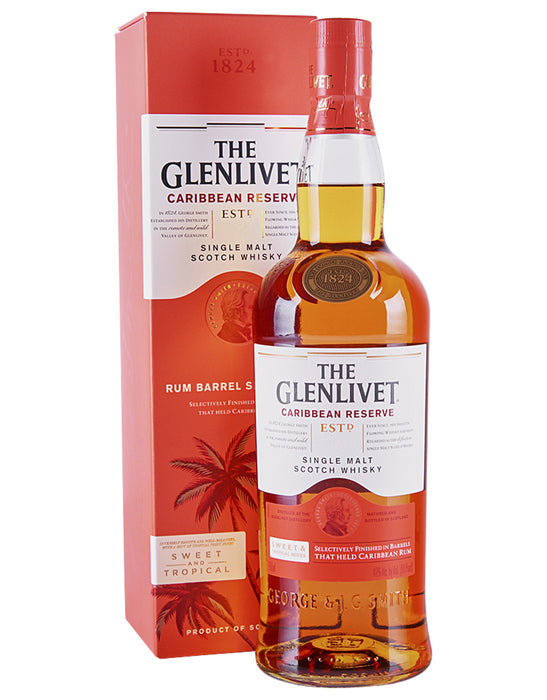 The Glenlivet Caribbean Reserve Scotch Single Malt750ML