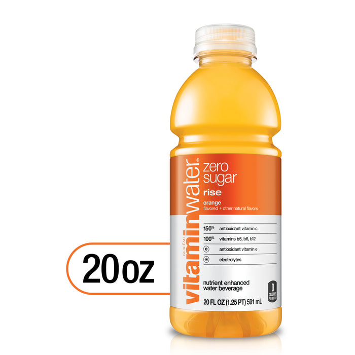 Vitamin Water Zero Sugar Rise Orange 20oz