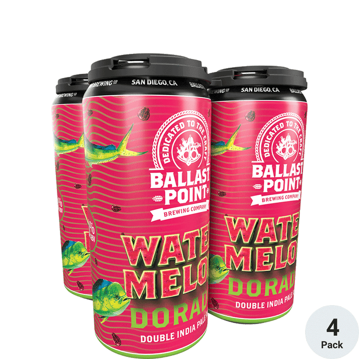 Ballast Point watermelon Dorado IPA 4Pk 16oz