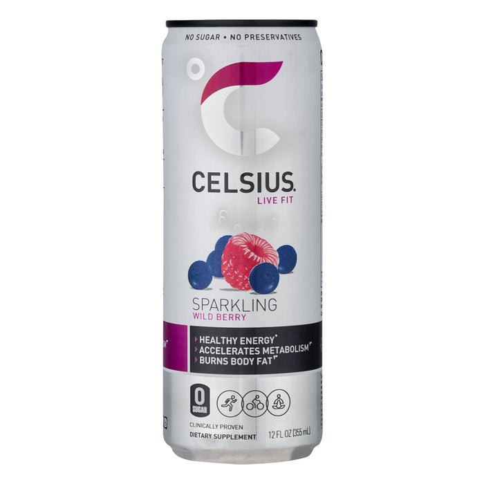 CELSIUS Wild Berry 12 Oz. Can