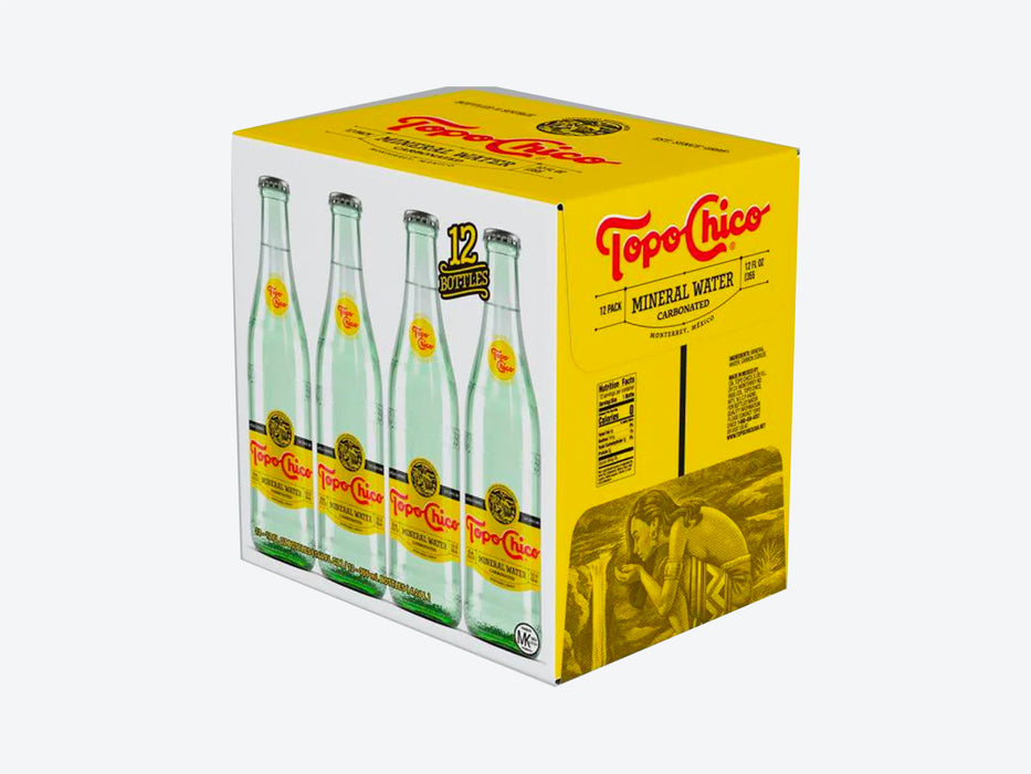 Topo Chico Carbonated Mineral Water 12oz 12pk