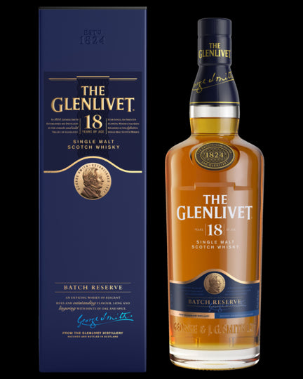 The Glenlivet 18 Year Single Malt Scotch 750ML