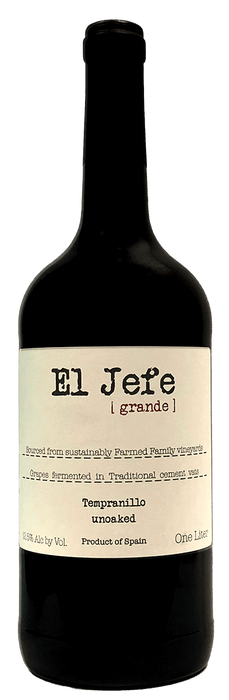 El Jefe Grande Tempranillo Unoaked 1L