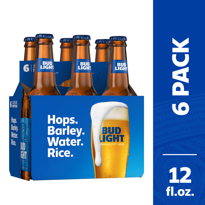 Bud Light 6 Pack Bottles