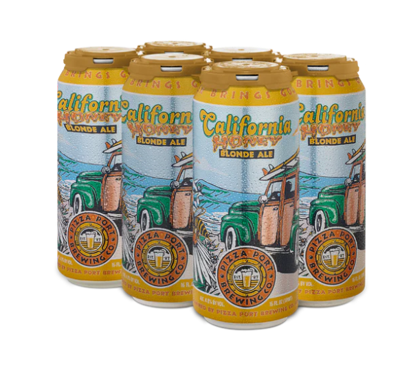 Pizza Port California Honey Ale  6 Pk cans