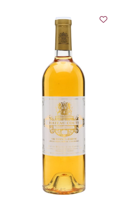 Chateau Coutet Barsac Sauternes 2016 375 ml