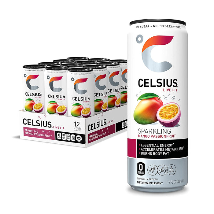 Celsius Mango Passionfruit