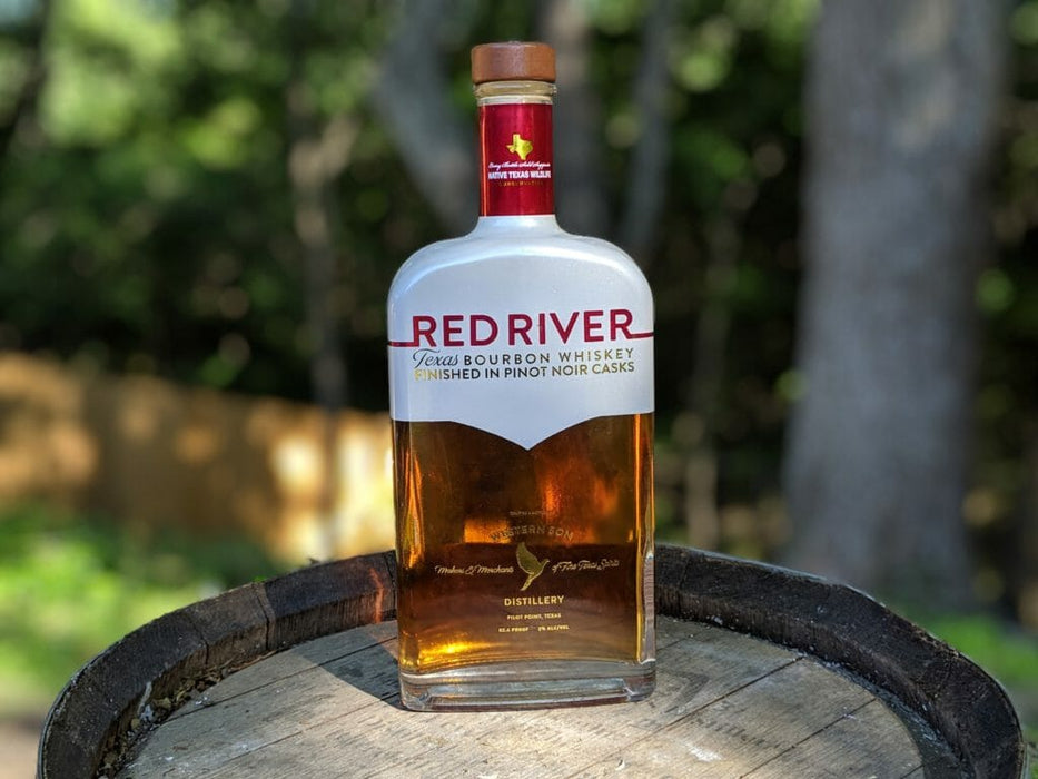 Red River Texas Bourbon Finished In Pinot Noir Casks 82.4 750 ML