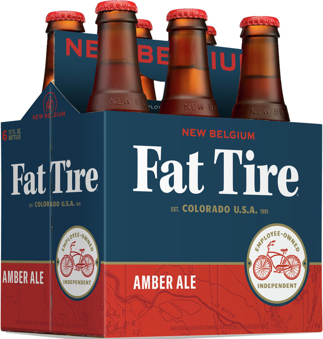 New Belgium Fat Tire 6 Pack Bottles