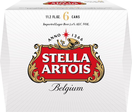 Stella Artois Beer 6pk 12oz cans