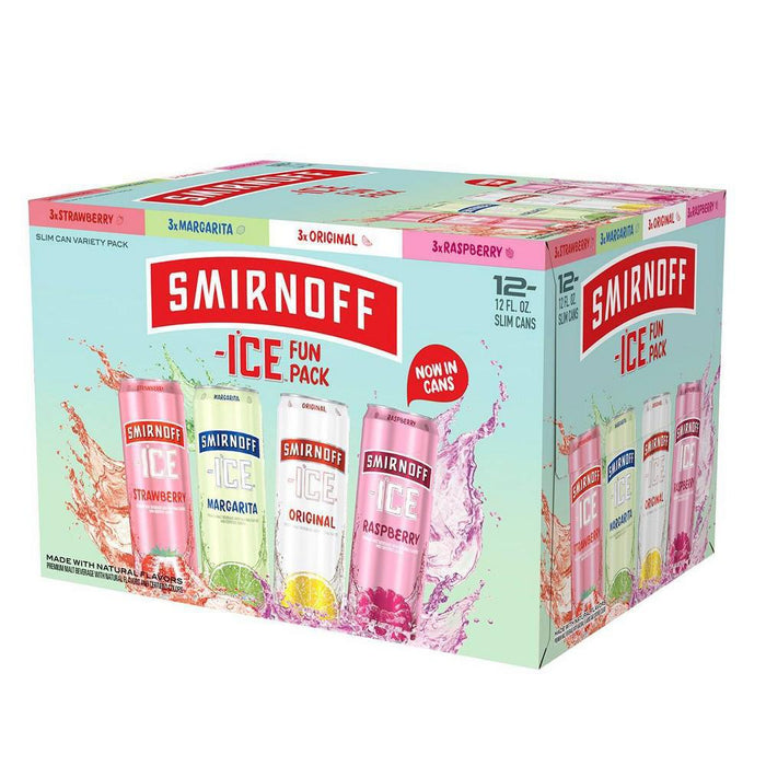 Smirnoff Ice Fun Pack - 12pk/12 fl oz Slim Cans