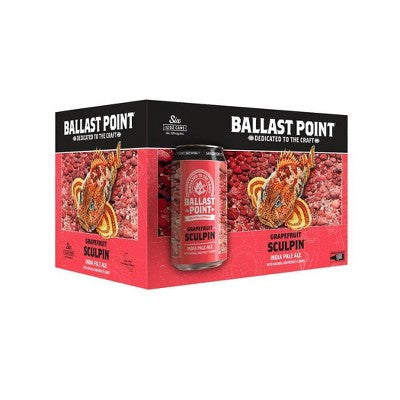 Ballast Point Grapefruit 6 Pack 12 Oz.