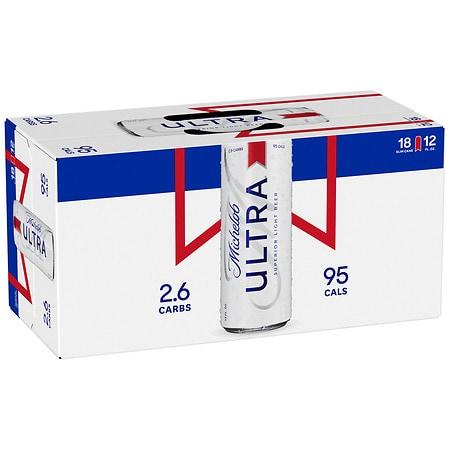 Michelob Ultra® Light Beer  18pk