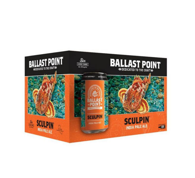 Ballast Point Sculpin IPA Beer - 6pk/12oz