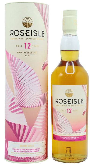RoseIsle 12 Yr single malt Scotch Whiskey  Origami Kite II  Spec Release 2024
