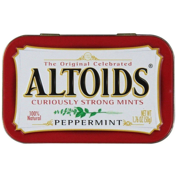 Altoids CuriosLry Strong Mints Peppermints in Original Tin Sealed x 3 Tins