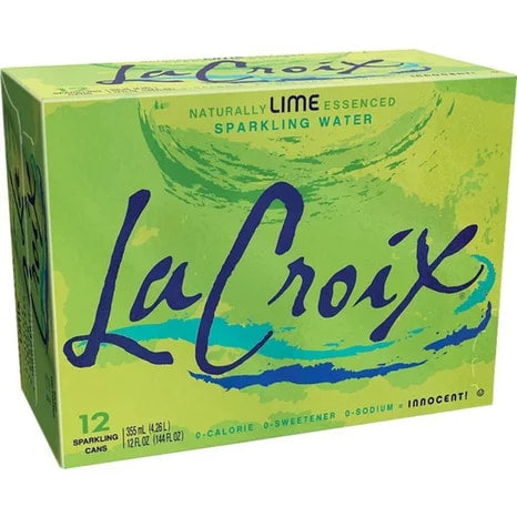 La Croix Sparkling Water, Lime - 12 Pack