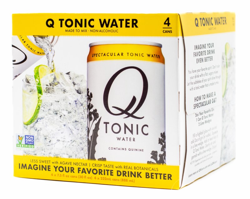 Q Spectacular Tonic Water 4pack Cans 7.5oz