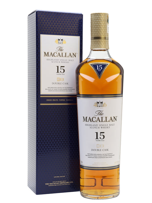 The Macallan 15 Year Double Cask Single Malt Scotch Whisky 750ml