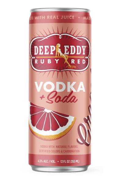 Deep Eddy Ruby Red & Soda Ready to Drink, 355ml