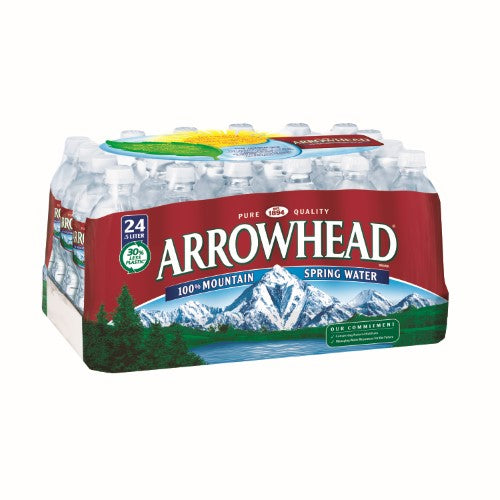 Arrowhead 100% Mountain Spring Water - 16.9 Fl Oz, 24 Ct