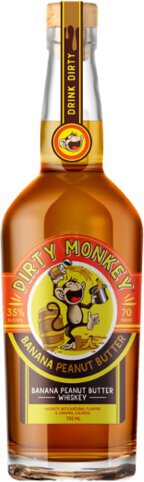 Dirty Monkey Banana Peanut Butter Whiskey  750 ml